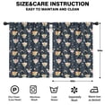 thumbnail image 2 of Blackout Kids Curtains,Dark Blue Fairy Princess Pattern Childrens Insulated Curtains Set Of 2,Bedroom Essentials,Toddler Room Decor 42"x54", 2 of 5
