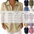 thumbnail image 3 of Women's Casual Loose Plain V-Neck Pullover Top for Everyday Wear, 3 of 7