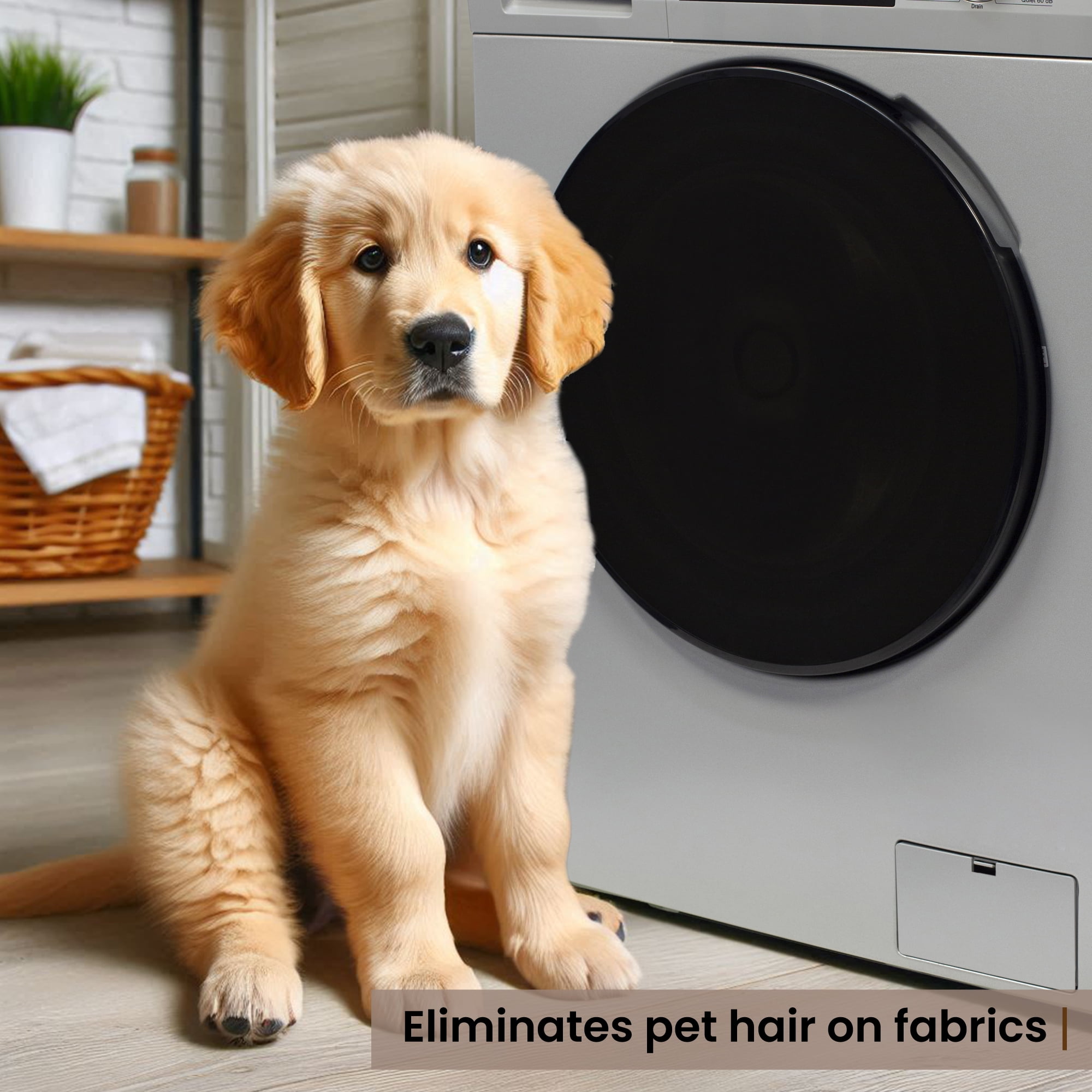 Equator Silver All-in-One Washer Dryer VENTED-DRY 30% FASTER than Condense 15lb 110V with Pet Cycle,Dual Fans and Adjustable Legs