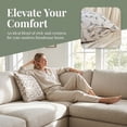thumbnail image 5 of REGALWOVEN Throw Pillow Covers Set of 2, Wild Flower Plant Pillows Case Floral Outdoor Decorative Farmhouse Decor Cushion Cover for Home Grey 18" x 18", 5 of 7