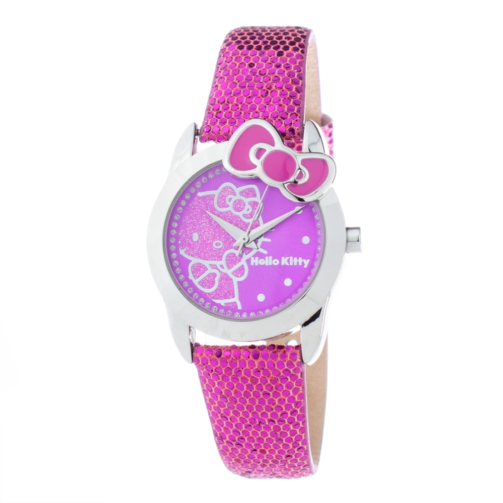 Hello Kitty Watch Hello Kitty Stainless Steel Pink Pink Women Hk7155l 11 Walmart Com Walmart Com