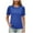 Blue, variant on BangWanChi Women's Basic Solid Color Round Neck T-Shirt – Casual Short Sleeve Everyday Top