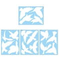 thumbnail image 1 of Hummingbird Collision Window Stickers White Removable Electrostatic Glass Decorative Stickers Warning Collision Bird Stickers Baby Happy Face Stickers Photo Props Rug Sticker Sheet Kids Cute Stickers, 1 of 4