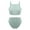 Mint Green, variant on Alvivi Kids Girls Beach Sports Bikini Set 2 Piece Swimsuit Swimwear Beachwear Swimming Costume Bathing Suit Pink 9-10