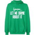 thumbnail image 2 of OXI Hoodie Sweatshirt - Basic Casual Hoodie for Men's and Women Fleece Hoodie Long Sleeve - Irish Green 2X-Large, 2 of 3
