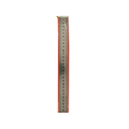 Bulk Buys OS030-48 Standard & Metric Steel Ruler - 48 Piece -Pack of 48