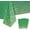 Green Gold, variant on 4 Packaging Black and Gold Plastic Tablecloth, 54 "x108 Rectangular Disposable dot Table Cover, Suitable for Birthday Party, Graduation and Restaurant Tablecloth