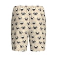 thumbnail image 2 of Lsque Pug Dog Face Mens Sleep Pajama Shorts,Short Pajama Pants, Cotton Ultra-Soft Knit-4X-Large, 2 of 9