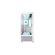 GAMEMAX Vista AW White Mid-tower ATX Computer Case w/ 6 x 120mm ARGB Fans (2 x MB side, 3 x PSU Top Cover, 1 x Rear) Pre-Installed