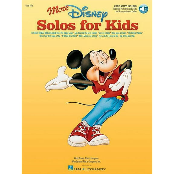 More Disney Solos for Kids (Paperback)
