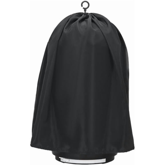 Weatherproof Blackout Bird Cage Cover – Fits Round Cages 12"-16" Dia, 26"-28" H