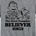 thumbnail image 3 of Peanuts - The Great Pumpkin Believer - Toddler And Youth Long Sleeve Graphic T-Shirt, 3 of 6