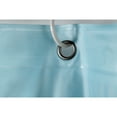 thumbnail image 6 of 2 count Crown Display 70 inch x 72 inch Shower Liner with Ring and Magnets - Light Blue, 6 of 6