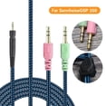thumbnail image 2 of Durable UNP PC Cable for Sennheise Game One GSP350 GSP500 GSP600 Headphone, 2 of 7