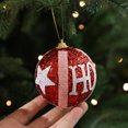 thumbnail image 4 of JLFNYA Mini Christmas Ornaments Clearance,Christmas Balls Ornament,Christmas Ball Christmas Tree Decoration Pendant Christmas Dress Up Hanging Ball Scene Arrangement Hanging Ball, 4 of 5