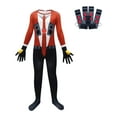 thumbnail image 1 of Disfraz Premium Mono Niños Skibidi Toilet TV Man Superior 3D Trajes de Halloween Kuymtek Naranja 7 - 8 años para Niño, 1 of 7
