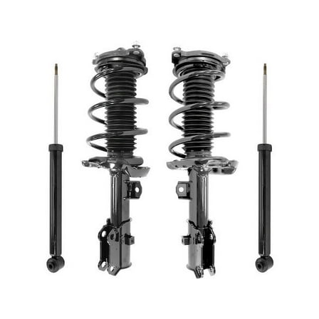 Front and Rear Suspension Strut and Shock Absorber Assembly Kit - Compatible with 2019 - 2022 Kia Forte 2020 2021