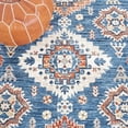 thumbnail image 6 of SAFAVIEH Olympia Bari Southwestern Area Rug, Blue/Ivory, 6' x 6' Round, 6 of 11