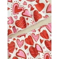 thumbnail image 6 of Suealasg Toddler Girls Valentine Outfits Heart Print Sleeveless Camisole Tops and Elastic Flared Pants Sets  6M 1T 2T 3T 4T Summer Kids Baby Girls Clothes, 6 of 8