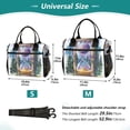 thumbnail image 2 of Ckdifva Hourglass Forest Cooler Bag Cooler Cooling Tote Lunch Bag Lunch Box Front Pocket with Shoulder Strap, 2 of 6