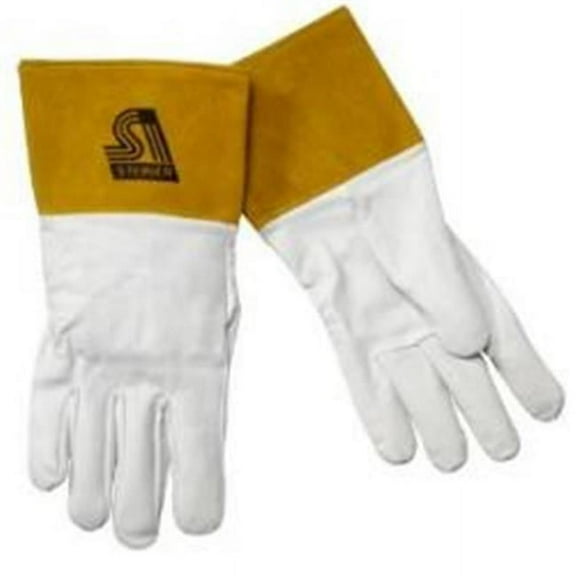 Steiner Industries SB0224L 4 in. Sensi-TIG Welding Gloves Cuff, Gold - Large