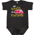 thumbnail image 3 of Inktastic My Auntie is a Firefighter with Fire Truck Boys or Girls Baby Bodysuit, 3 of 5