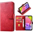 thumbnail image 1 of ORUYROP Samsung A03S Case Samsung A03S Wallet Case Shockproof Flip Flap Foldable Magnetic Clasp Protective Galaxy A03S Cover case with Cash Credit Card Slots and for Samsung Galaxy A03S (Red), 1 of 7