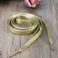 thumbnail image 4 of Eease 1m Metallic Glitter Shoelaces Colorful Fashion Sneakers for Girls (Golden), 4 of 5