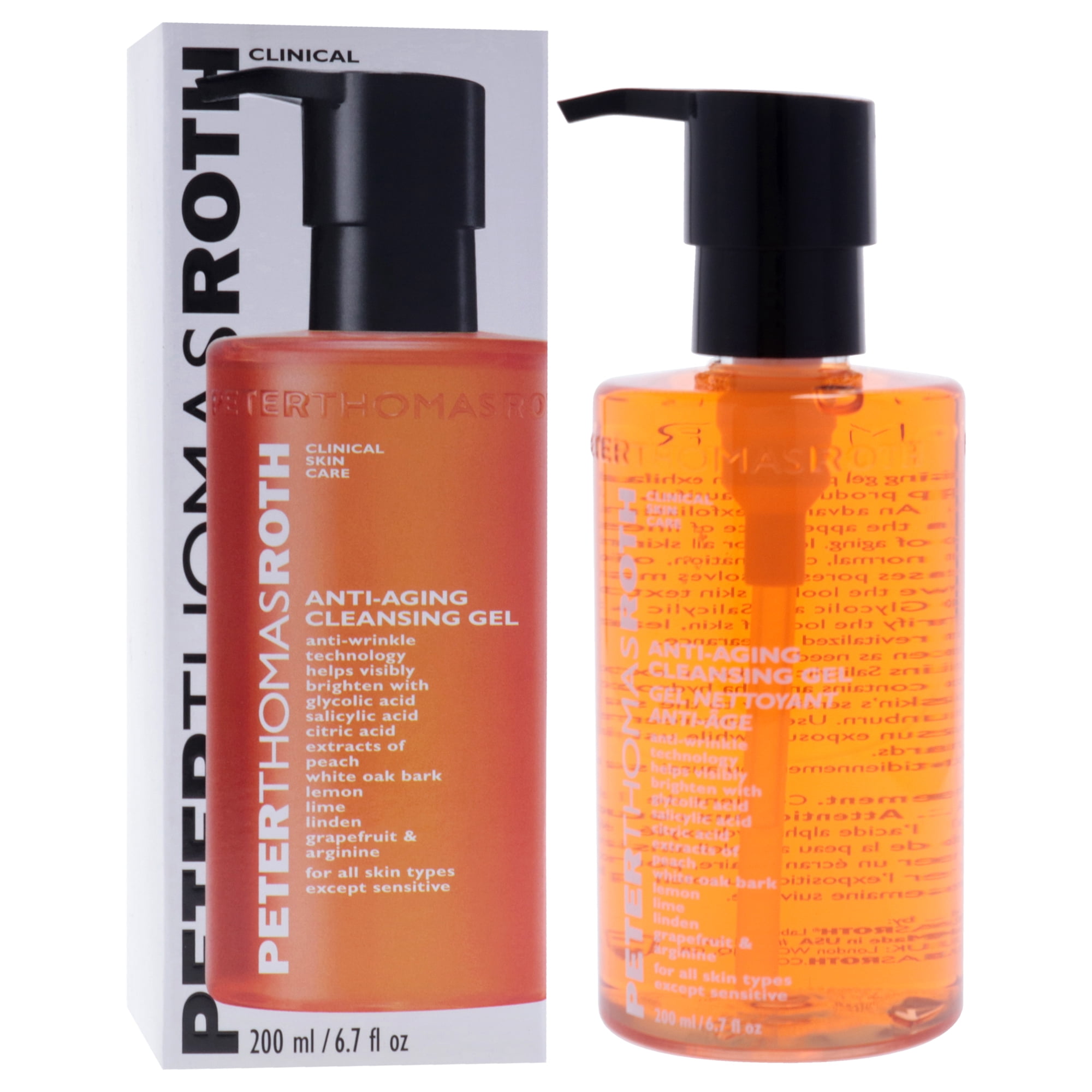 Anti-Aging Cleansing Gel by Peter Thomas Roth for Unisex - 6.7 oz Cleanser
