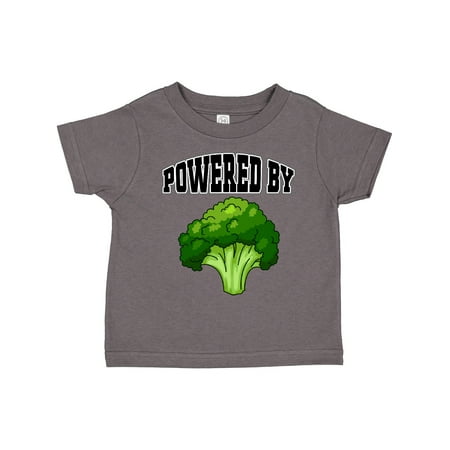 

Inktastic Powered by Broccoli Gift Toddler Boy or Toddler Girl T-Shirt