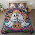 thumbnail image 2 of Lotusprinthandmade Personalized Halloween Couple Spooky Bedding Set (Made in Vietnam) (68x88), Durable And High-Quality Bedding, 2 of 3