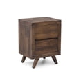 thumbnail image 4 of Steve Silver Pasco Distressed Cocoa Solid Wood 2-drawer Nightstand, 4 of 10