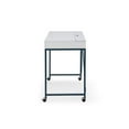thumbnail image 4 of Marcelino Wooden Desk White/Navy 43.3L x 21.6W x 30H 2 Storage Drawers, 4 of 11