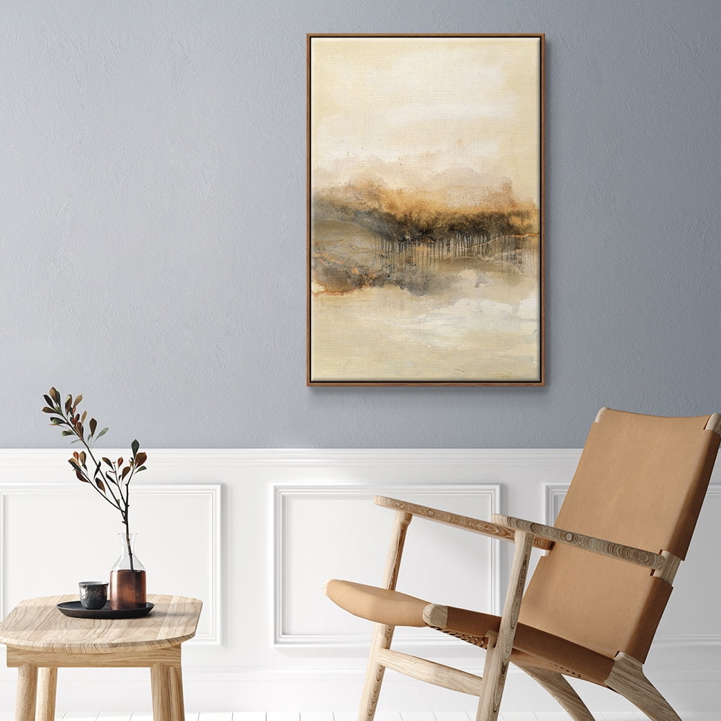 Keeping Secrets I Framed Premium Gallery Wrapped Canvas - Ready to Hang - 27 x 41 - Walnut Floating Frame