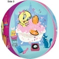 thumbnail image 4 of Anagram International 2902601 Tweety Bird Orbs party balloon, 16", multicolor, 4 of 4