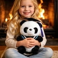 thumbnail image 4 of SPOORYYO Graduation Panda Plush Toy with Cap Cute Soft Stuffed Animal Gift for Graduates Students Keepsake, 4 of 6