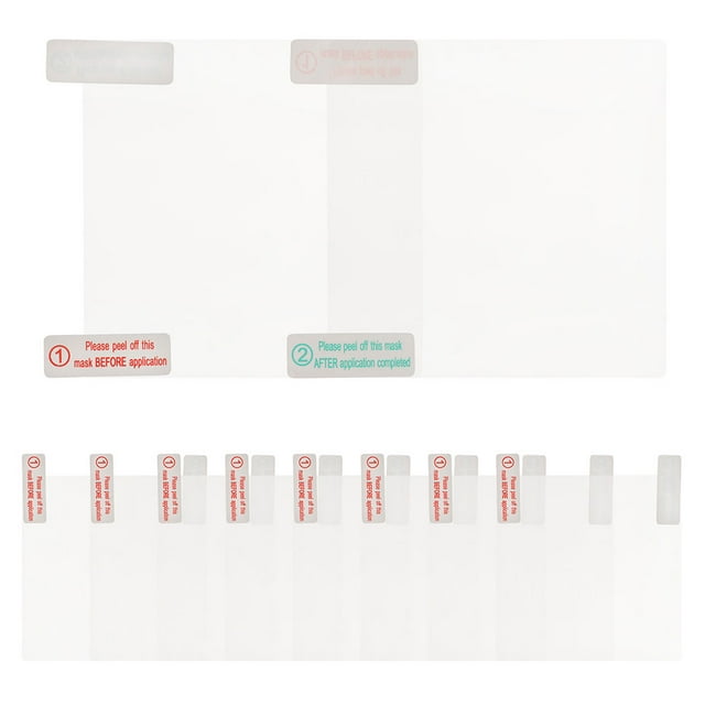 KAKOWELY clear stickers for car 12pcs Heavy Duty Transparent Double-Sided Tape For Car Dash Cam Windshield Static Cling Stickers Car Window Cling Car Windshield Sticker Applicator