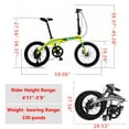 thumbnail image 5 of Clearance! 20 Inch Folding Bike with 8 Speed, Lightweight Foldable Bikes, Commuter Bicycle for Adults Adjustable Seat and Dual Brakes for Men Women, High Carbon Steel Frame, 5 of 5