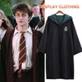 thumbnail image 4 of 3pcs Set Cosplay Disfraces Disfraz de Halloween Talla infantil (XL Slytherin), 4 of 7
