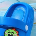 thumbnail image 6 of Ccpelsie Kids Shoes Cartoon Slide Sandals for Beach Pool Shower Summer Slippers Summer Outdoor Shoes（Blue,3), 6 of 8