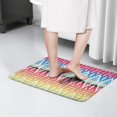 thumbnail image 4 of Rainbow Ethnic Pattern Flannel Non Slip Door Rugs,Washable Door Mats Indoor,Decorative Door Mats,Dirt-Resistant and Absorbent Doormat for Entrance,Bedroom,Kitchen,Bathroom,23.5x16in(60x40cm), 4 of 5