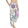thumbnail image 2 of Fotbe Summer with Flamingo Women's Pajama Pants,Sleepwear Pants,Pj Bottoms Drawstring And Pockets-Medium, 2 of 9