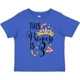 thumbnail image 3 of Inktastic This Princess is Three Third Birthday Girls Toddler T-Shirt, 3 of 5