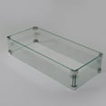 thumbnail image 5 of , Rectangular Fire Pit Wind Guard, Clear ,Glass , Rectangular Fire Pit Wind Guard, 5 of 5
