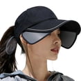 thumbnail image 3 of Women’s Baseball Cap Retractable Sun Visor Quick Dry Adjustable Outdoor Sports Hat, 3 of 3
