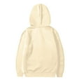 thumbnail image 3 of Tiijoy Toddler Girls Hoodie Letter Bow Print Loose Hooded Sweatshirt for Kids, Sizes 3-4T, 3 of 4