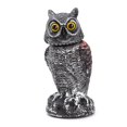 thumbnail image 2 of Bird Frightener Statues Sculptures Rotate 360 Degrees Garden Yards Decorative Waterproof Creative Plastic Owl, 2 of 19