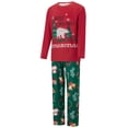 thumbnail image 3 of SUNSIOM Ensemble de Pyjama de Noël Assorti pour la Famille Imprimé Arbre Manches Longues Col Rond Hauts/pantalons, 3 of 10