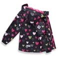 thumbnail image 2 of MGEOY Boys Girls Rain Jackets Lightweight Waterproof Hooded Cotton Raincoats Windbreakers for Kids, 2 of 7