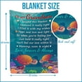 thumbnail image 3 of Gifts for Grandma, Merry Christmas, Xmas, Birthday Grandma Gifts, Grandma Blankets, Gifts for Grandma from Granddaughter Grandkids Grandson Grandchildren, Blanket Throw 50x60, 3 of 6